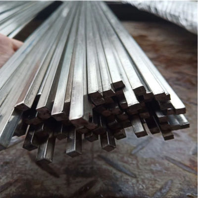 Barre carrée lumineuse ASTM AISI JIS 201 d'acier inoxydable 202 304 316L 310S 410 430
