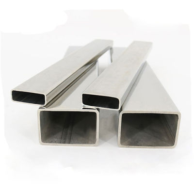Pipe carrée en acier inoxydable 8K 2B 201 304L 316 316L 6m