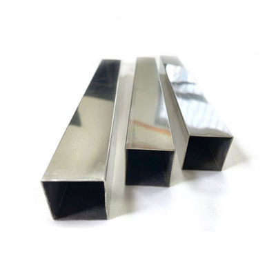 Le tuyau rectangulaire d'acier inoxydable d'AISI ASTM a soudé la place 1mm-150mm