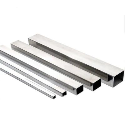 Pipe rectangulaire en acier inoxydable carré en tubes inoxydables ASTM JIS 201 304 304L 310 316L 2205